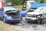Wypadek na skrzyżowaniu Bystrzyckiej i Bajana. Kierowca był pijany?
