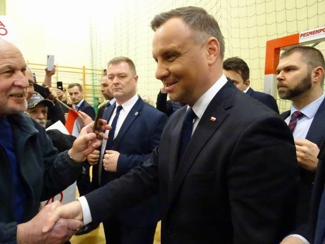 Ostatnie spotkanie Andrzeja Dudy z wyborcami w Chełmnie