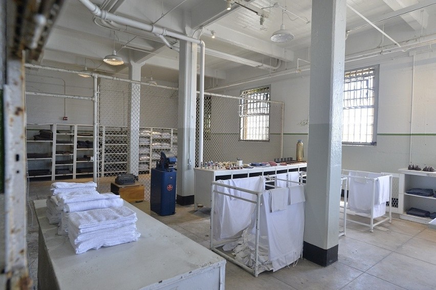 Tak wyglądała więzienna pralnia.