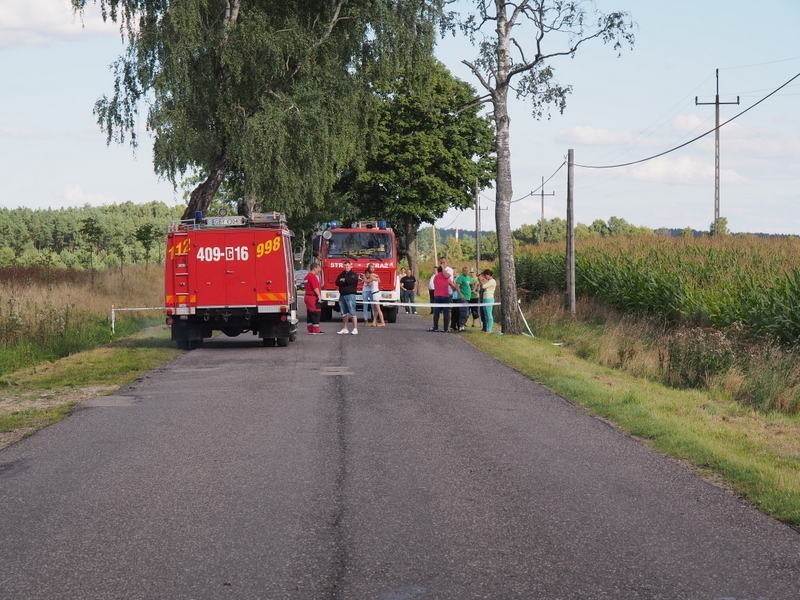 Wypadek koło Czarnej Dąbrówki. Kierowca golfa miał  0,7 promila alkoholu w organizmie