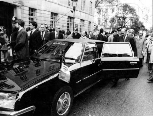 Fot. Citroën: Valéry Giscard d'Estaing, prezydent republiki...