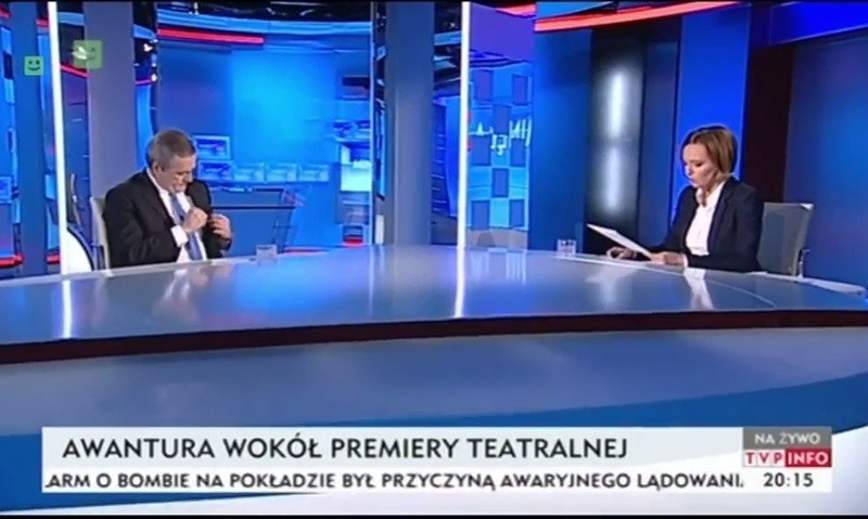 Zarówno dziennikarka, jak i prof. Gliński, wchodzili sobie...