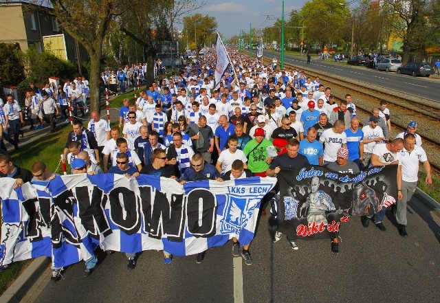 Od dziś widok kibiców maszerujących ul. Grunwaldzką może stać się normą