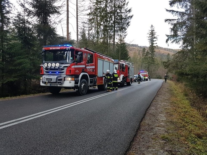 Strażacy ochotnicy z Małego Cichego w gm. Poronin od...