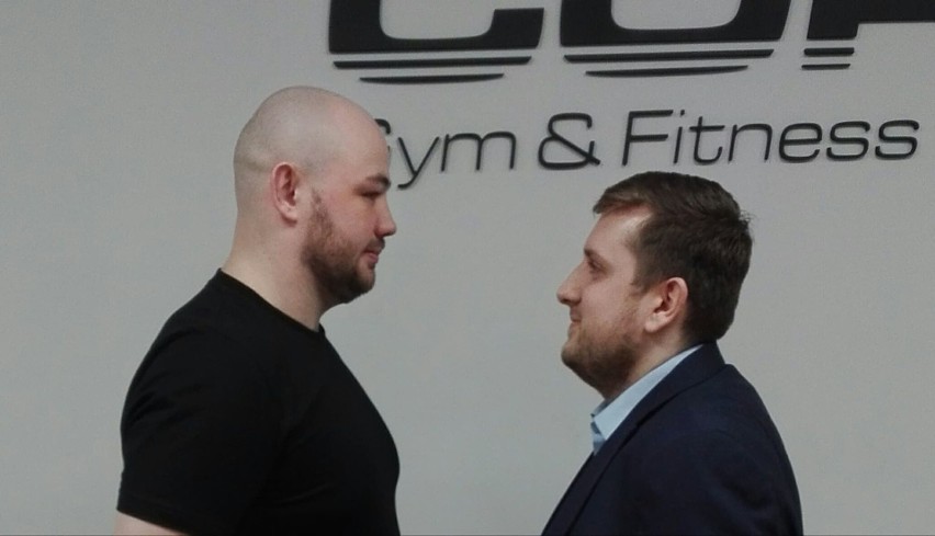 Face to face. Adam Kownacki i autor rozmowy Kamil Pietraszko