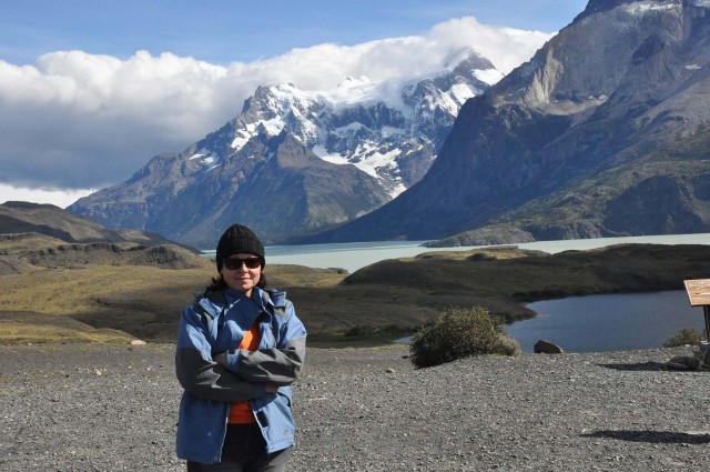 Marzena Kądziela, autorka cyklu, w Patagonii
