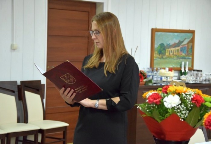 Ceremonie otworzyła Agnieszka Pasternak- kierownik Urzędu...