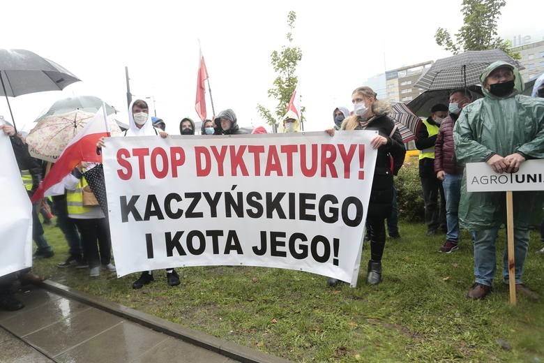 Protest rolników w Warszawie 13.10