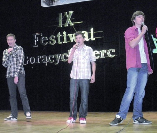 Uczniowie Publicznego Gimnazjum nr 2 w Grajewie również zaprezentowali swój repertuar