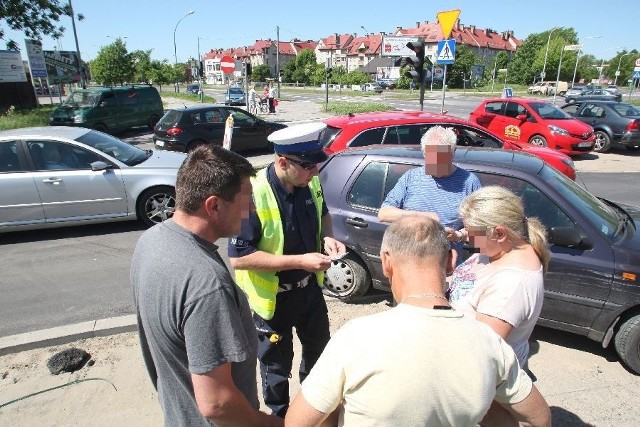 Wypadek w Kielcach. Zderzyło pięć samochodów