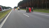 Wypadek na autostradzie A4. Dwie osoby ranne [zdjęcia]