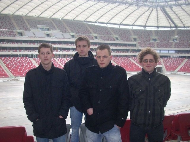Włoszczowska młodzież zwiedziła Stadion Narodowy w Warszawie.