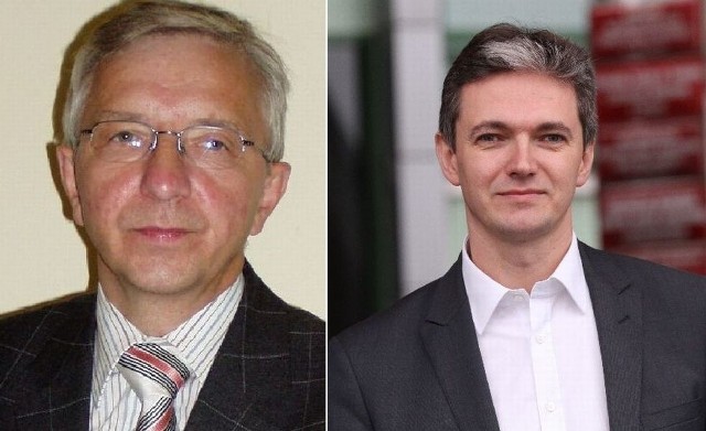 Od lewej Krzysztof Lipiec, szef PiS w regionie oraz marszałek województwa i lider PSL w regionie Adam Jarubas.