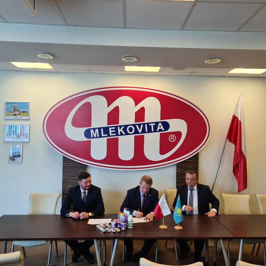 Mlekovita będzie współpracowała ze spółką z Kazachstanu. Jest umowa (zdjęcia)
