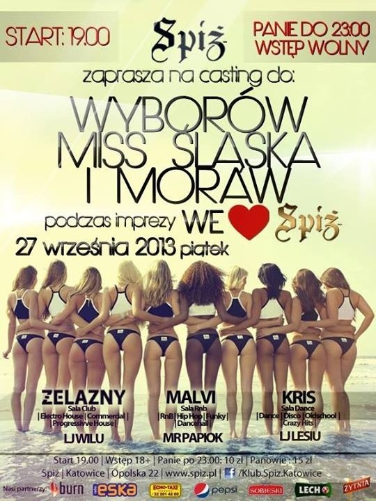 Casting do wyborów Miss Śląska i Moraw