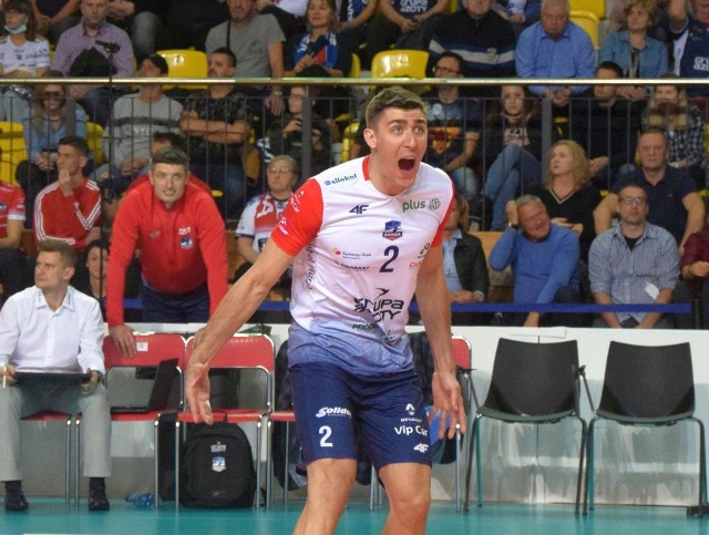 Łukasz Kaczmarek (na zdjęciach nr 2) od sezonu 2018/19 stanowi o sile ataku Grupy Azoty ZAKSA Kędzierzyn-Koźle.