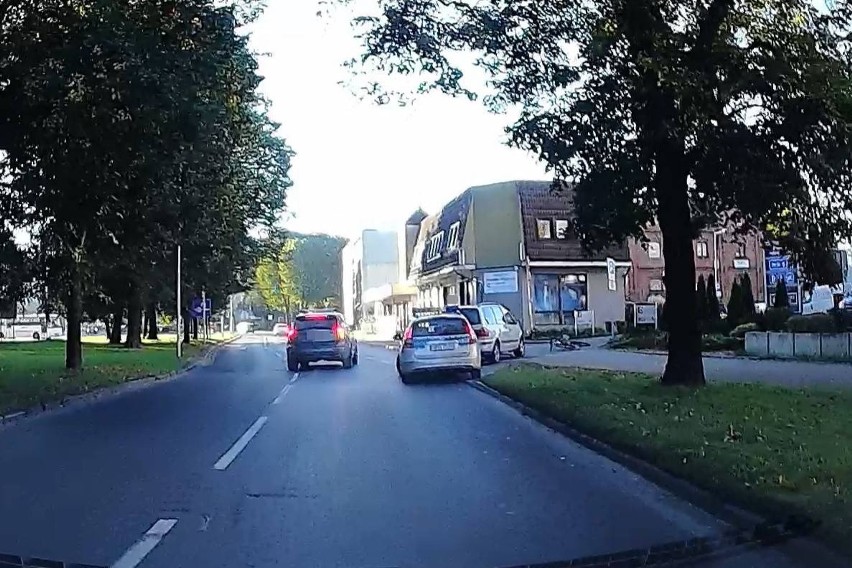 Wypadek na ulicy Kopernika w Słupsku