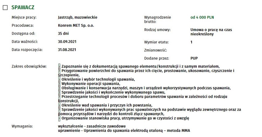 Zobacz oferty pracy w Szydłowcu i powiecie szydłowieckim. Ile pracodawcy dają zarobić i jakich pracowników poszukują?