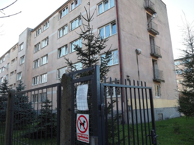 Na zdjęciu teren Bursy Miejskiej nr 12 w Łodzi