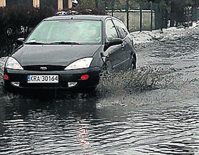 Zalana ulica Gwoździec