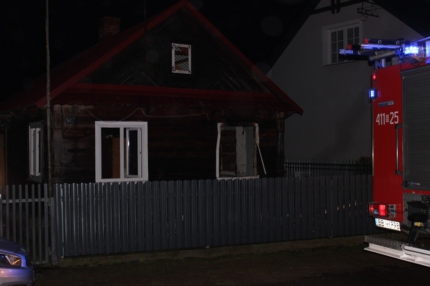 Krasna Wieś. Tragiczny pożar w gminie Boćki. Mężczyzny nie udało się uratować (zdjęcia)