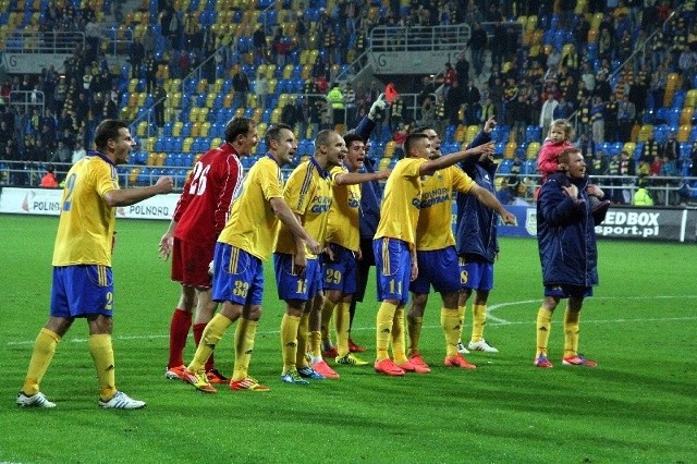 Arka Gdynia rozegrała z Sandecją najlepszy mecz w tym sezonie