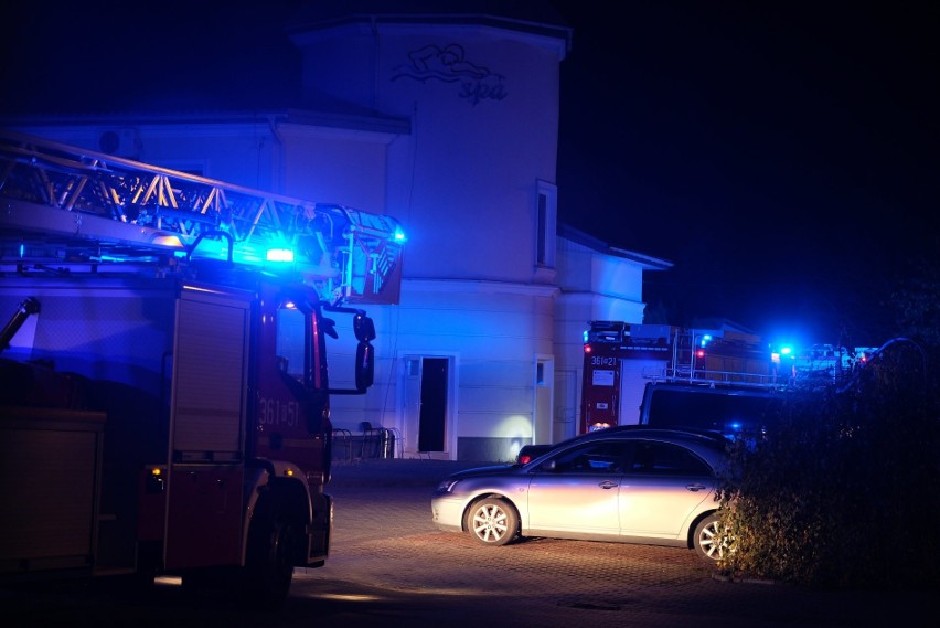 Pożar w Hotelu Gloria przy ul. Sybiraków w Przemyślu wybuchł...