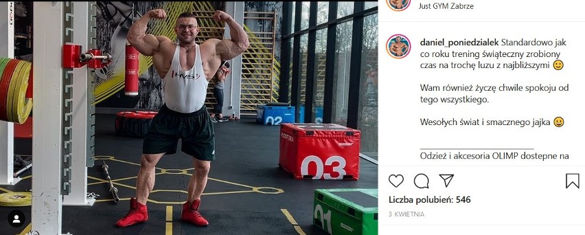 Daniel Poniedziałek, mistrz świata i Europy IFBB do 100 kg...