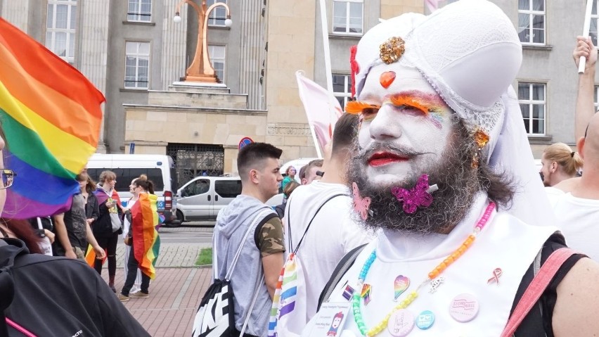 Drag queen na Marszu Równości w Katowicach