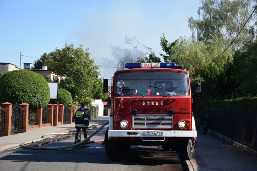 W Stegnie doszło do pożaru pustostanu. Dwukrotnie w w ciągu jednego dnia. Zdjęcia