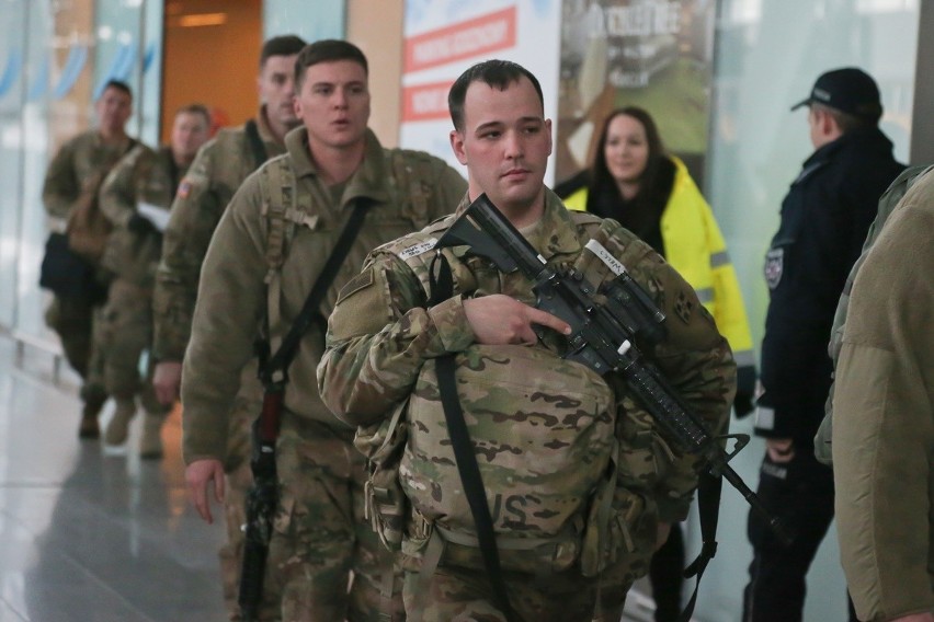 Amerykańscy żołnierze przylecieli do Wrocławia 