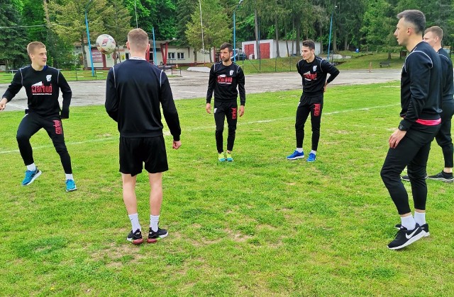 Broń na porannym rozruchu w Morągu