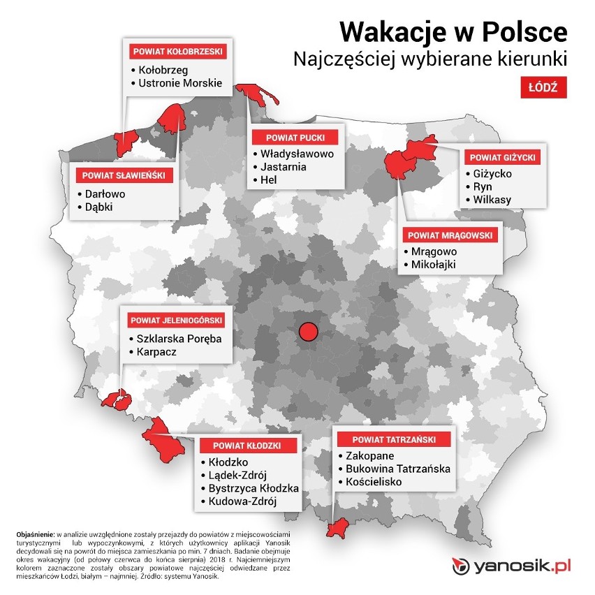 W góry, na Mazury czy nad Morze Bałtyckie? Jaki kierunek...