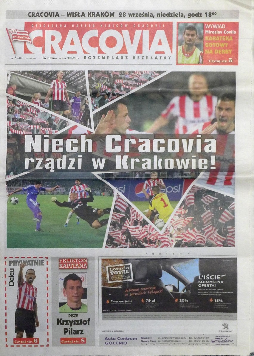 Derby Krakowa. Zobacz archiwalne programy z meczów Cracovii z Wisłą