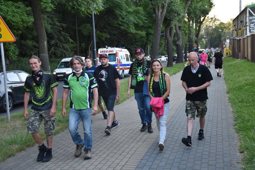 30.07.2020 r. Kibice ROW Rybnik i Włókniarza Częstochowa...