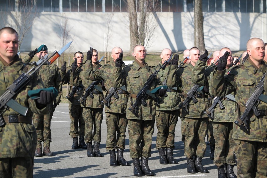 Przysięga wojskowa w Opolu.