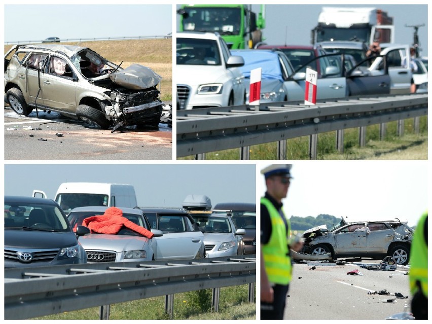 Śmiertelny wypadek na S3 pod Sulechowem. Upał, korek i chaos na trasie (zdjęcia)