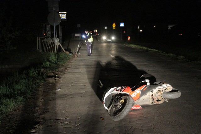 Śmiertelny wypadek z udziałem motocyklisty na drodze Kłodzko - Międzylesie. Zdjęcie ilustracyjne