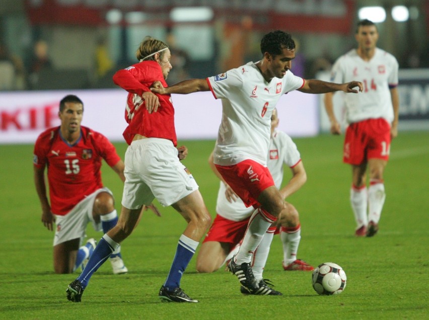 11.10.2008 chorzow mecz polska czechy na stadionie slaskim...