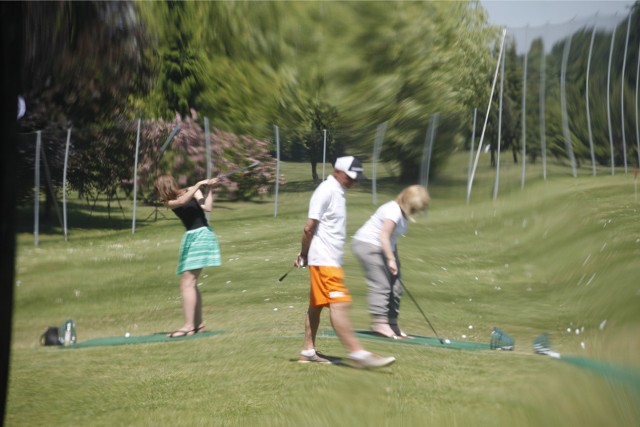 Na polu golfowym w Siemianowicach Śląskich