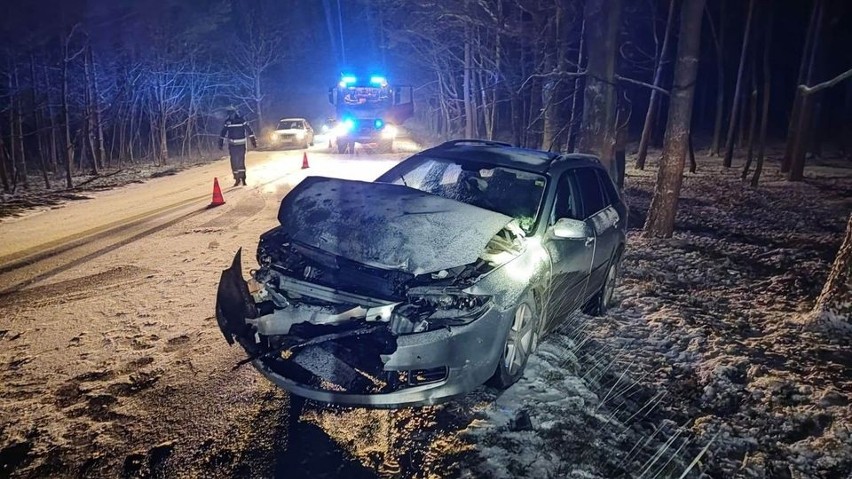 Wypadki w powiecie wyszkowskim. 3.02.2023 doszło do dwóch wypadków drogowych: w Długosiodle i Ochudnie 