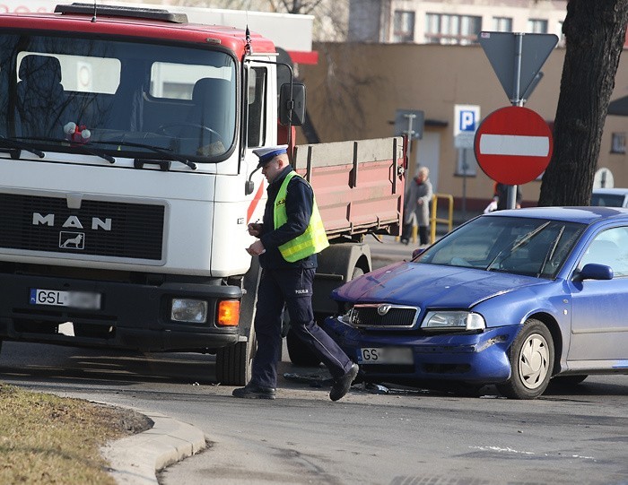 Wypadek na ul. Tuwima w Słupska