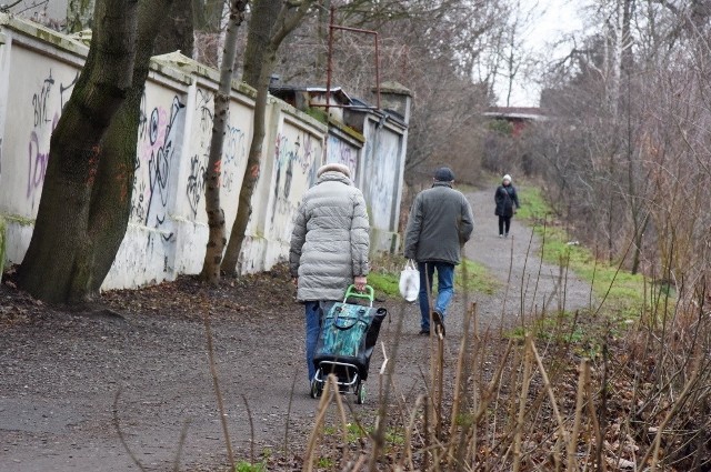 Teren w okolicy Regionalnego Centrum Animacji Kultury służy mieszkańcom jako łącznik, ale i miejsce do spacerów. Szczególnie latem, gdzie jest tu mnóstwo zieleni.