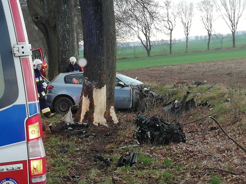 Na drodze w Starym Ludzicku (gmina Rąbino, powiat...