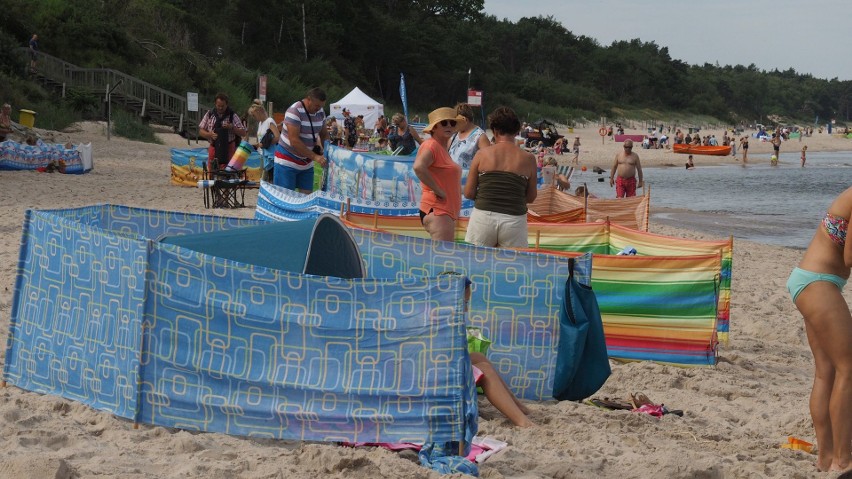 Zobaczcie, jak we wtorkowe południe wyglądała plaża...