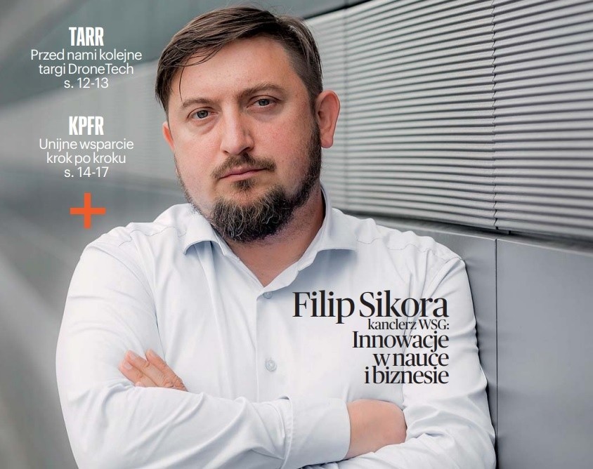 Na okładce jesiennej "Strefy Biznesu": Filip Sikora,...