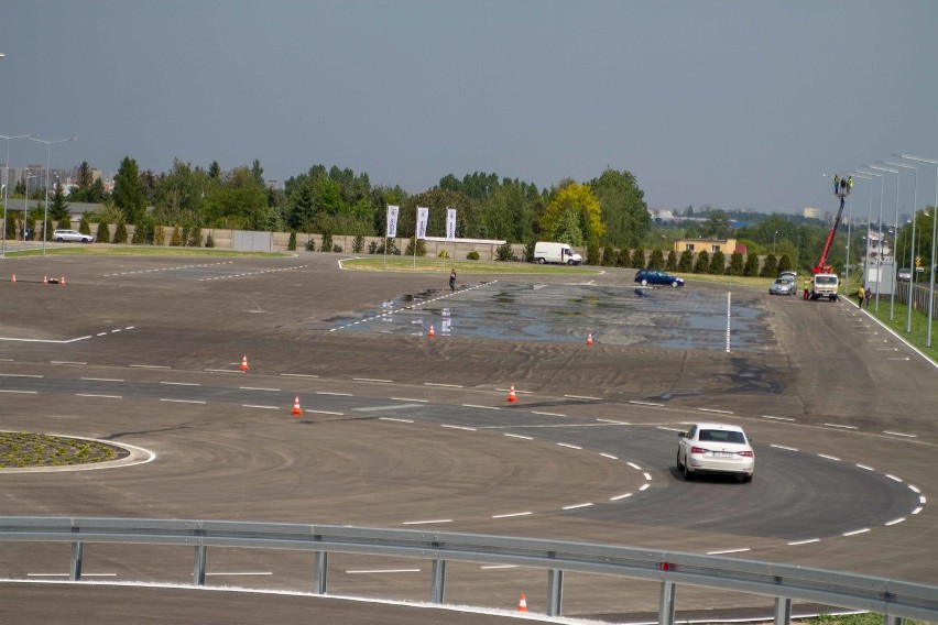 Na Skoda Autodrom Poznań wciąż trwają prace budowlane....