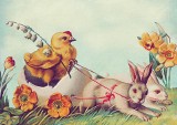 W stylu vintage, urokliwe, artystyczne, oryginalne obrazki i kartki z życzeniami na Wielkanoc [ZDJĘCIA]