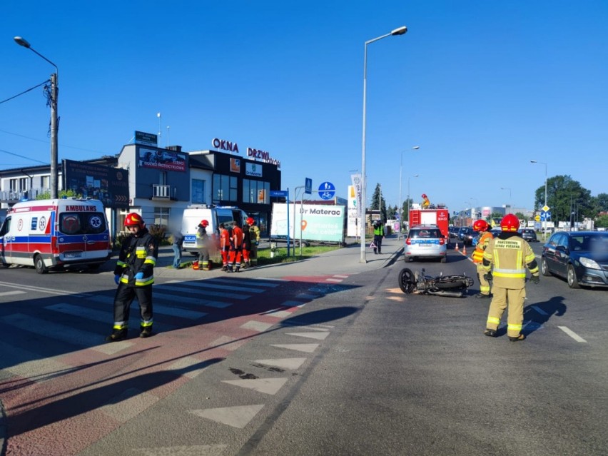 Kierowców jadących ulicą Krakowską przez kilkadziesiąt minut...