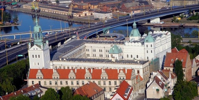 Zamek Książąt Pomorskich w Szczecinie. Tu mieści się Opera na Zamku.